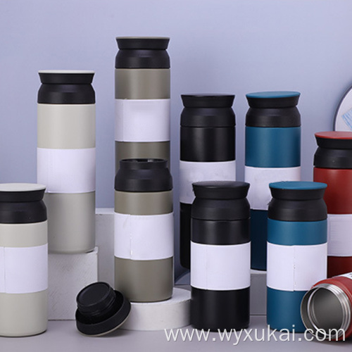 2021 fashion large capacity thermos cup with handle